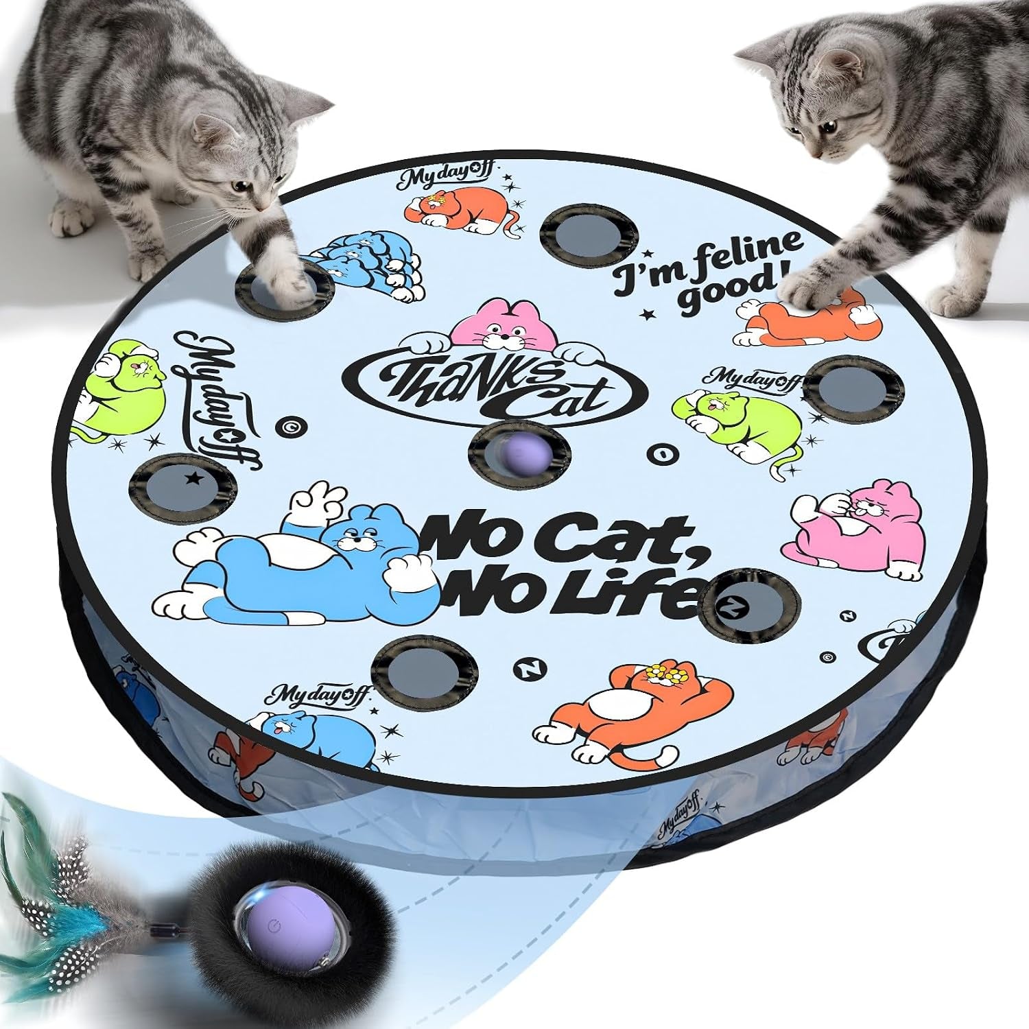 interactive-cat-toy-with-motion-activated-ball-7-hole-play-mat-hide-and-seek-exercise-game-for-indoor-cats-automatic-moving-cat-ball-in-pouch-rechargeable-kitten-toys-starry-night