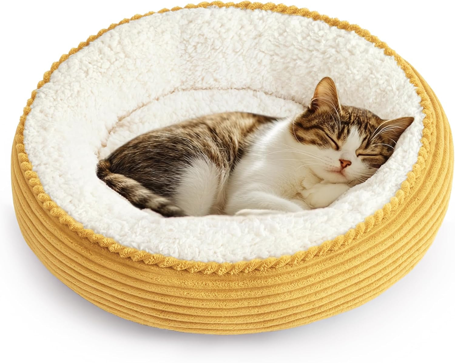 loves-cabin-round-donut-cat-and-dog-cushion-bed-20in-bed-for-cats-or-small-dogs-anti-slip-water-resistant-bottom-super-soft-durable-fabric-pet-beds-washable-luxury-cat-dog-bed-gray