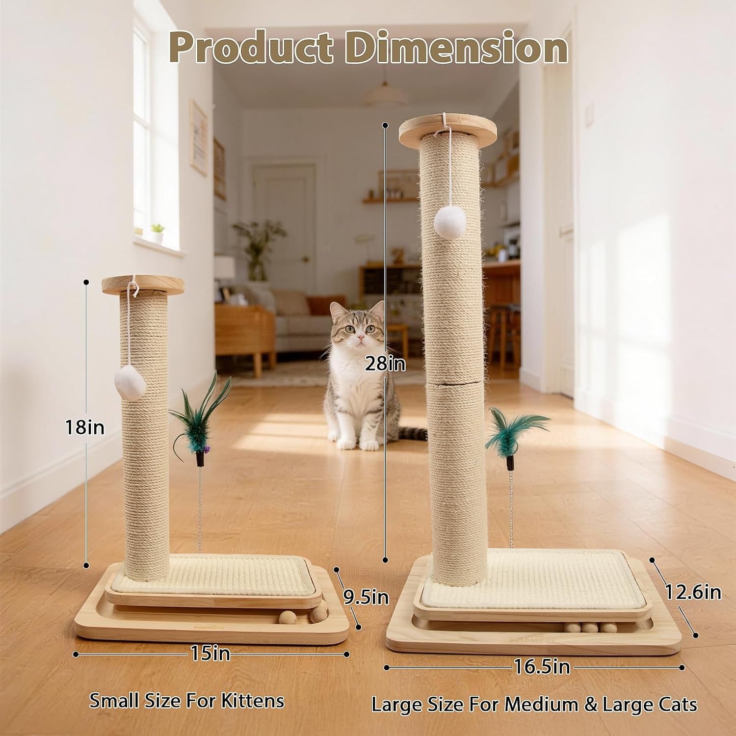 cat-scratching-post-with-sisal-mat-and-wooden-base-indoor-scratcher-stable-cat-scratch-furniture-with-durable-sisal-post-scratch-mat-and-hanging-ball-protects-furniture-easy-assembly