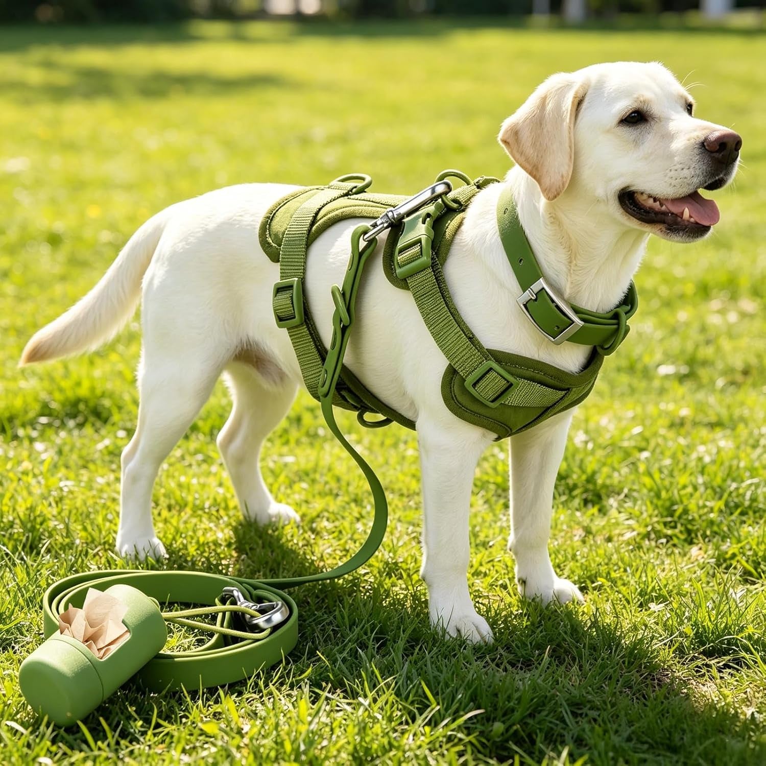 4-in-1-no-pull-dog-harness-set-with-collar-leash-poop-bag-adjustable-s