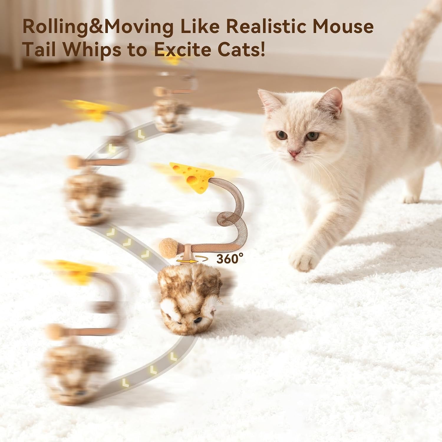 migipaws-interactive-migimouse-cat-toy-360-rolling-spin-with-mesh-plastic-tail-for-indoor-cats-smart-motion-sensor-realistic-squeak-rechargeable-plush-kitten-toybrown-long