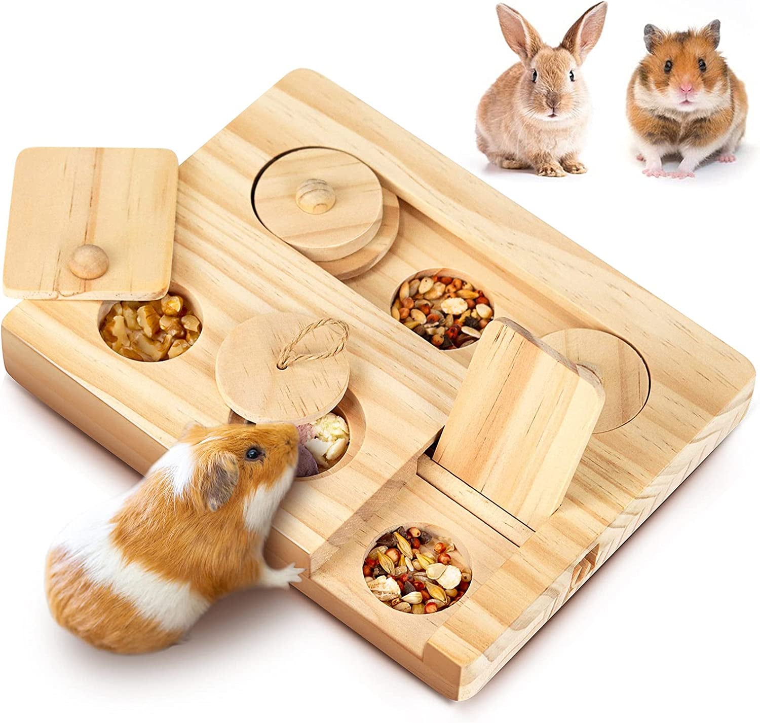 guinea-pig-foraging-toys-6-in-1-hamsters-wooden-interactive-enrichment-toys-treat-dispenser-for-small-animal-for-rabbits-bunny-chinchillas-rats-and-gerbils