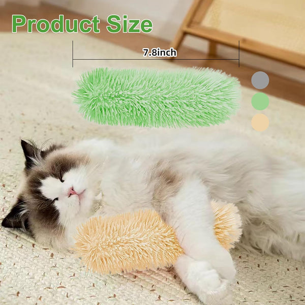 Rishoesu 3 Pcs Interactive Cat Toys Cat Pillows, Soft and Durable Crinkle Sound Catnip Toys, for Indoor Cats Funny Kitten Toys Exercise5