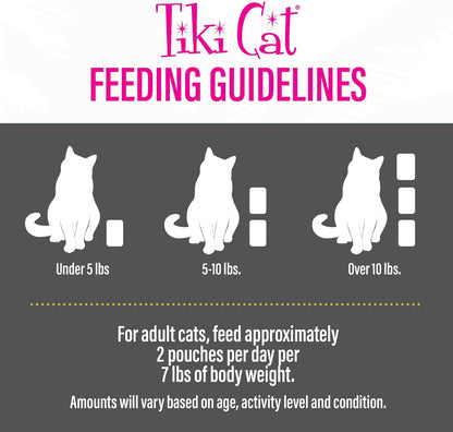 Tiki Cat Velvet Mousse, Protein Blend in Broth Variety Pack, Complete Nutrition for Balanced Diet, Wet Cat Food for All Life Stages, 2.8 Oz. Pouch (Pack of 12)9