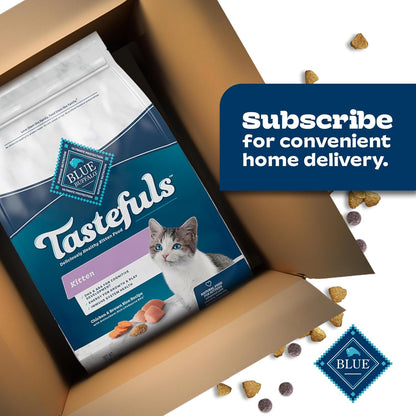 Blue Buffalo Tastefuls Chicken Kitten Dry Cat Food, 3 Lb | with DHA, Real Chicken First, Antioxidant-Rich Lifesource Bits11