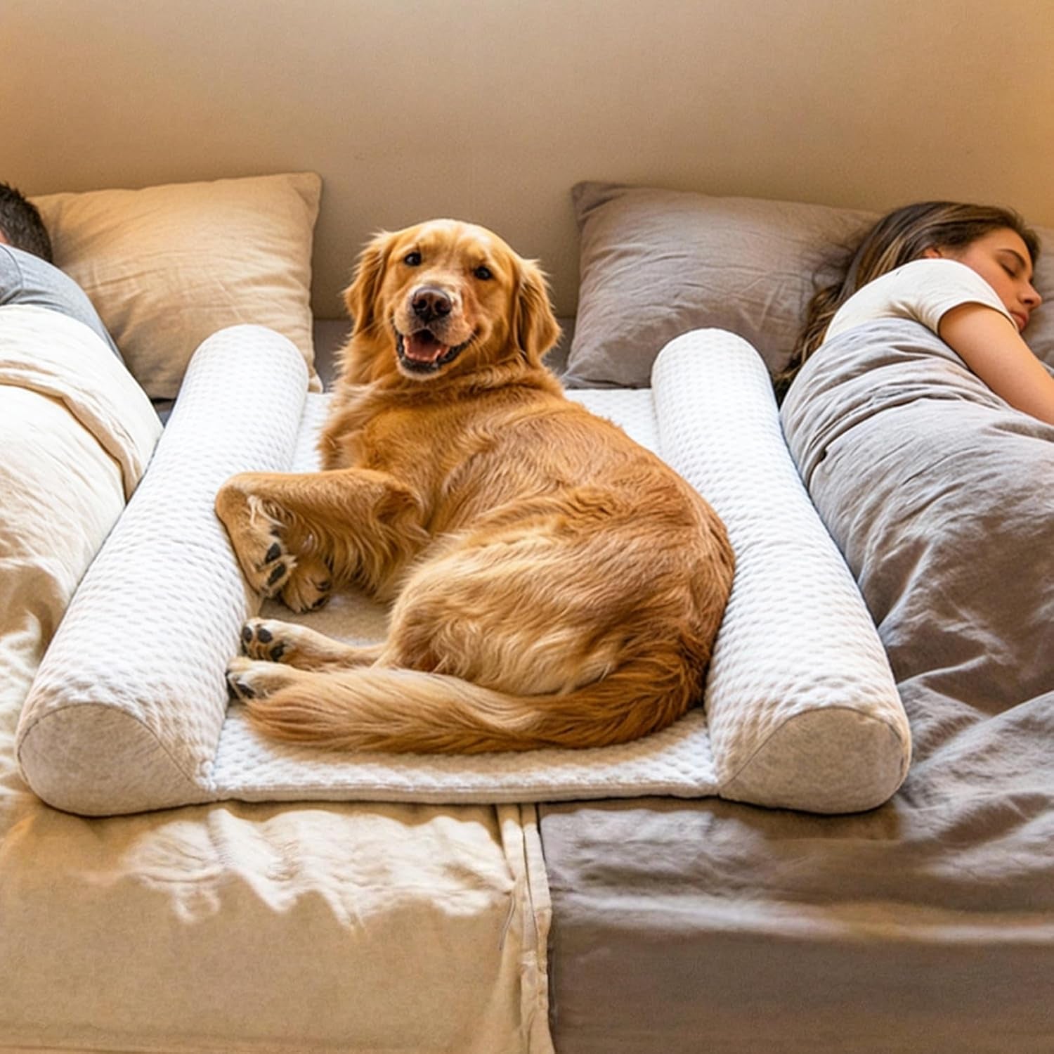denmate-the-only-on-bed-dog-bed-that-goes-on-your-masterbed-for-dogs-that-love-to-sleep-with-you-helps-stabilize-nighttime-movement-so-you-and-your-dog-sleep-better-together-machine-washable