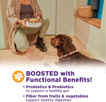 Wellness Bowl Boosters Digestive Health Dog Food Topper with Freeze Dried Pieces for Small, Medium, and Large Breeds, Sensitive Stomach, Grain Free, Natural, Chicken Recipe, 4 Oz Bag4