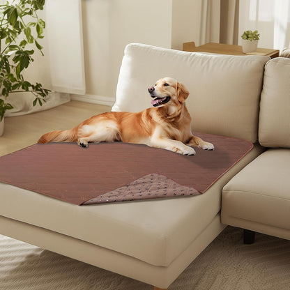 Luciphia 100% Waterproof Couch Cover Blanket for Dogs Anti-Slip Pet Couch Protector Sofa Mat Puppy Cat Blanket with Non-Slip Bottom, Navy Blue, 30X70 Inch27