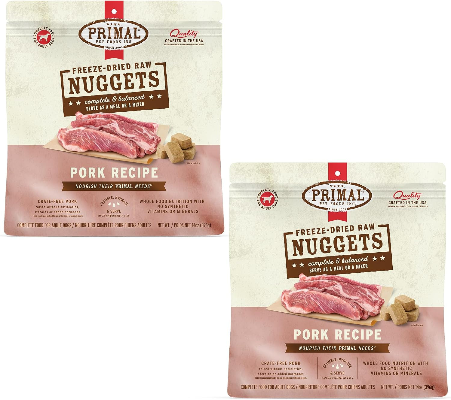 primal-freeze-dried-dog-food-nuggets-chicken-complete-balanced-meal-topper-or-treat-premium-healthy-grain-free-high-protein-raw-dog-food-14-oz-complete-balanced-nutrition-meal-topper-or-treat-grain-free-high-protein-no-synthetic-vitamins-minerals
