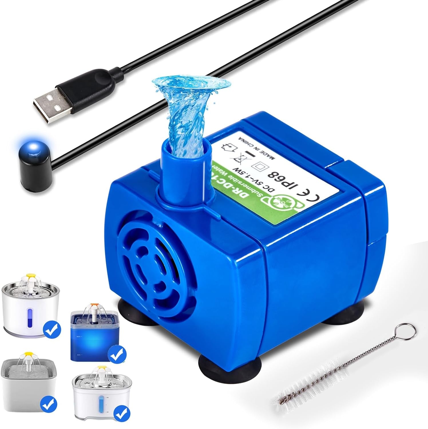 cat-water-fountain-pump-pet-water-fountain-pump-replacement-pump-dr-dc160-motor-for-for-round-cubic-flower-cap-cat-fountain