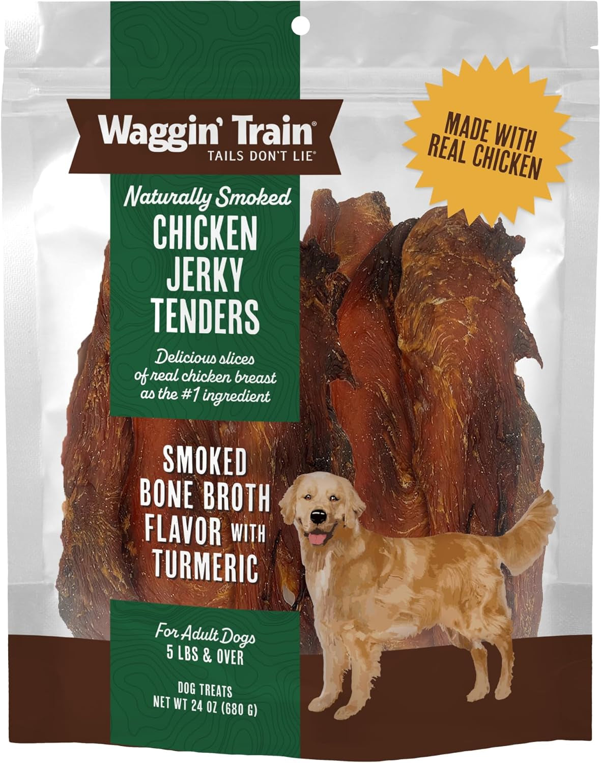 waggin-train-smoked-chicken-jerky-tenders-for-dogs-with-turmeric-and-human-grade-bone-broth-grain-and-corn-free-high-protein-premium-limited-ingredient-100-real-chicken-dog-treats-24-oz-pouch