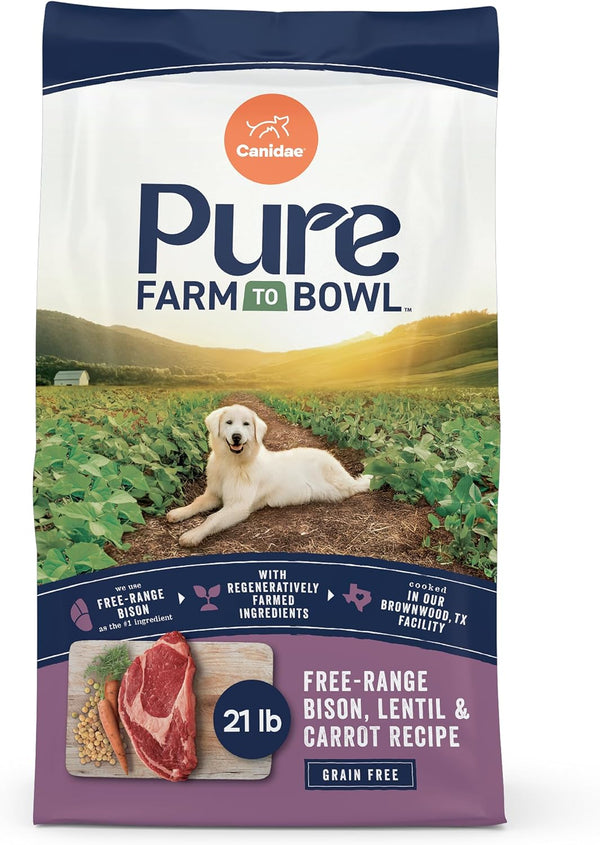 Canidae Pure Farm to Bowl Dry Dog Food - Balanced Nutrition for Adult Dogs - Limited Ingredient Formula - Grain, Wheat & Soy-Free - 22 Lb - Wild-Caught Salmon & Sweet Potato Recipe13