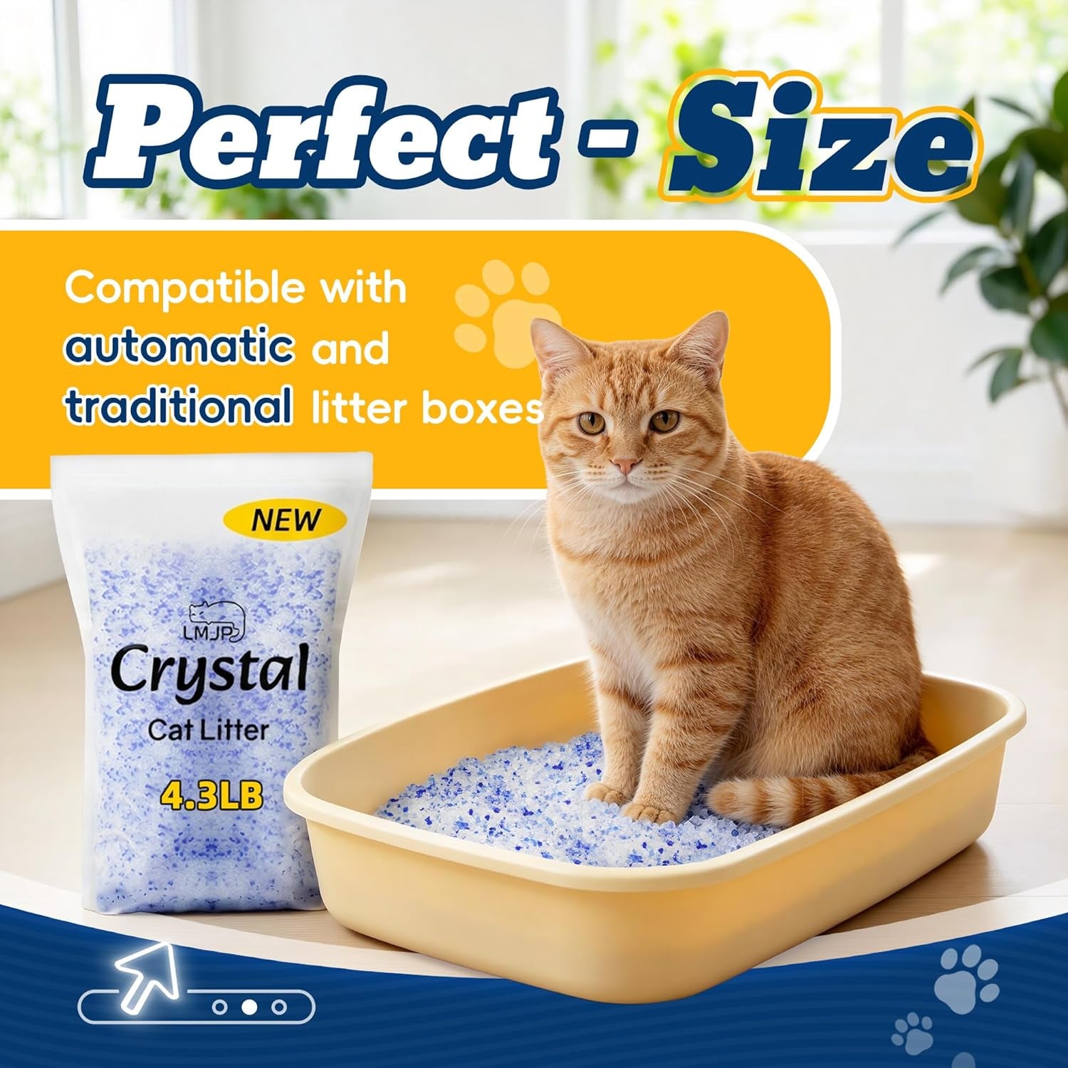 lmjp-crystal-cat-litter-for-long-lasting-odor-control-non-clumping-17-2lb-4-months-supply-unscented-rapid-water-absorption-low-tracking-low-dust-lightweight-blue-white-silica-4-pack-of-4-3lb