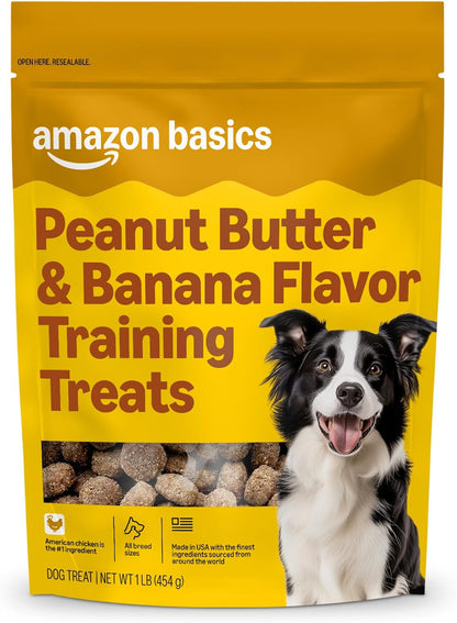 Amazon Basics Chicken Flavor Training Treats for Dogs, 2 Lb. Bag (32 Oz) (Previously Wag)9