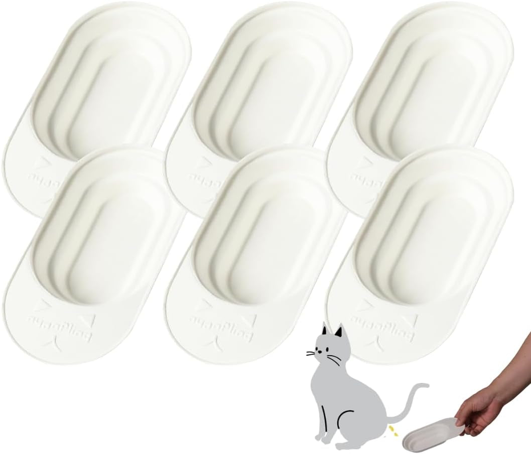 cat-urine-collection-kit-6-pack-clean-catch-urine-sample-tray-for-cats-small-dogs-disposable-pet-urine-collector-tray-no-special-litter-needed-made-in-japan