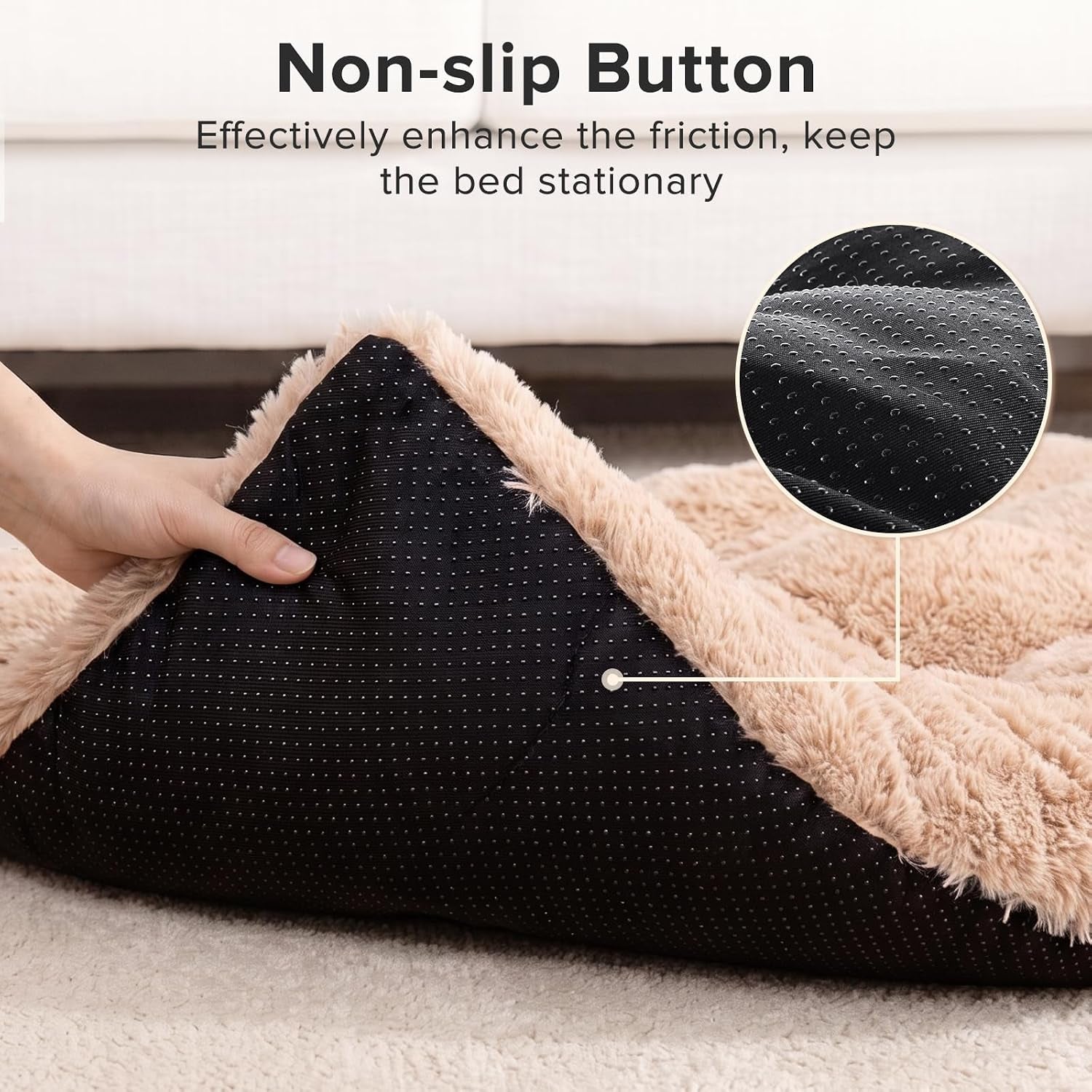 joejoy-large-dog-bed-crate-pad-deluxe-plush-washable-dog-beds-fulffy-soft-kennel-pad-anti-slip-pet-sleeping-mat-for-extra-large-medium-small-dogs-40-x-27-beige