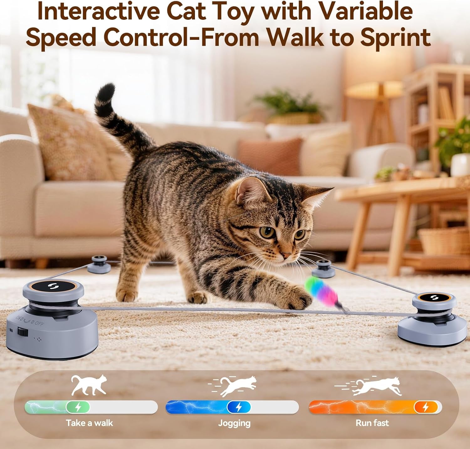 jripae-interactive-cat-toys-for-indoor-cats-automatic-smart-diy-multi-track-cat-feather-toy-electric-moving-treadmill-cat-toy-for-bored-kittens-adult-cats-play-chase-run-hunt-instinct-exercise