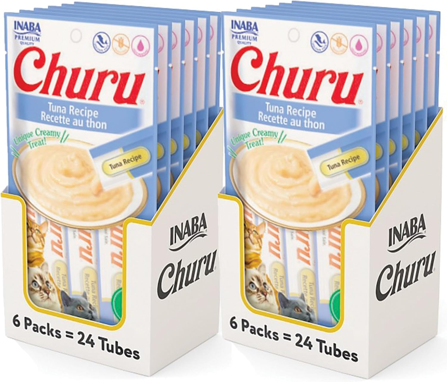 inaba-churu-cat-treats-grain-free-lickable-squeezable-creamy-puree-cat-treat-topper-with-vitamin-e-taurine-0-5-ounces-each-tube-4-tubes-tuna-with-salmon-recipe