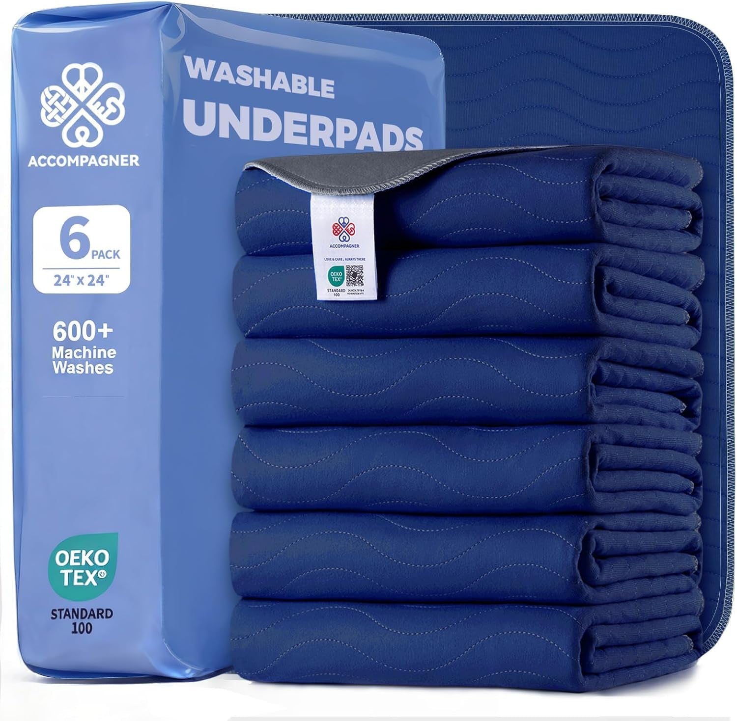 accompagner-incontinence-bed-pads-washable-waterproof-ultra-absorbent-reusable-underpads-for-diaper-changing-nursing-bedridden-adults-seniors-kids-and-dogs-blue-24x24pack-of-6