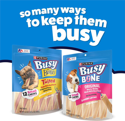 Purina Busy Made in USA Facilities Small Breed Dog Bones, Mini - 20 Ct. Pouch10