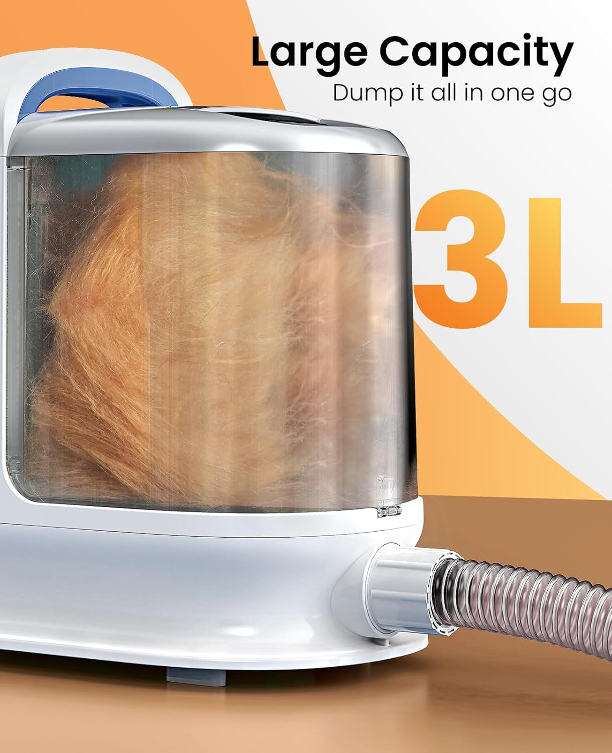 oneisall-dog-grooming-vacuum-kits-with-clipper-exatra-large-3l-dust-cup-13kpa-3-suction-clipper-nail-grinder-shedding-brush-7-in-1-grooming-kits-low-noise-bm3