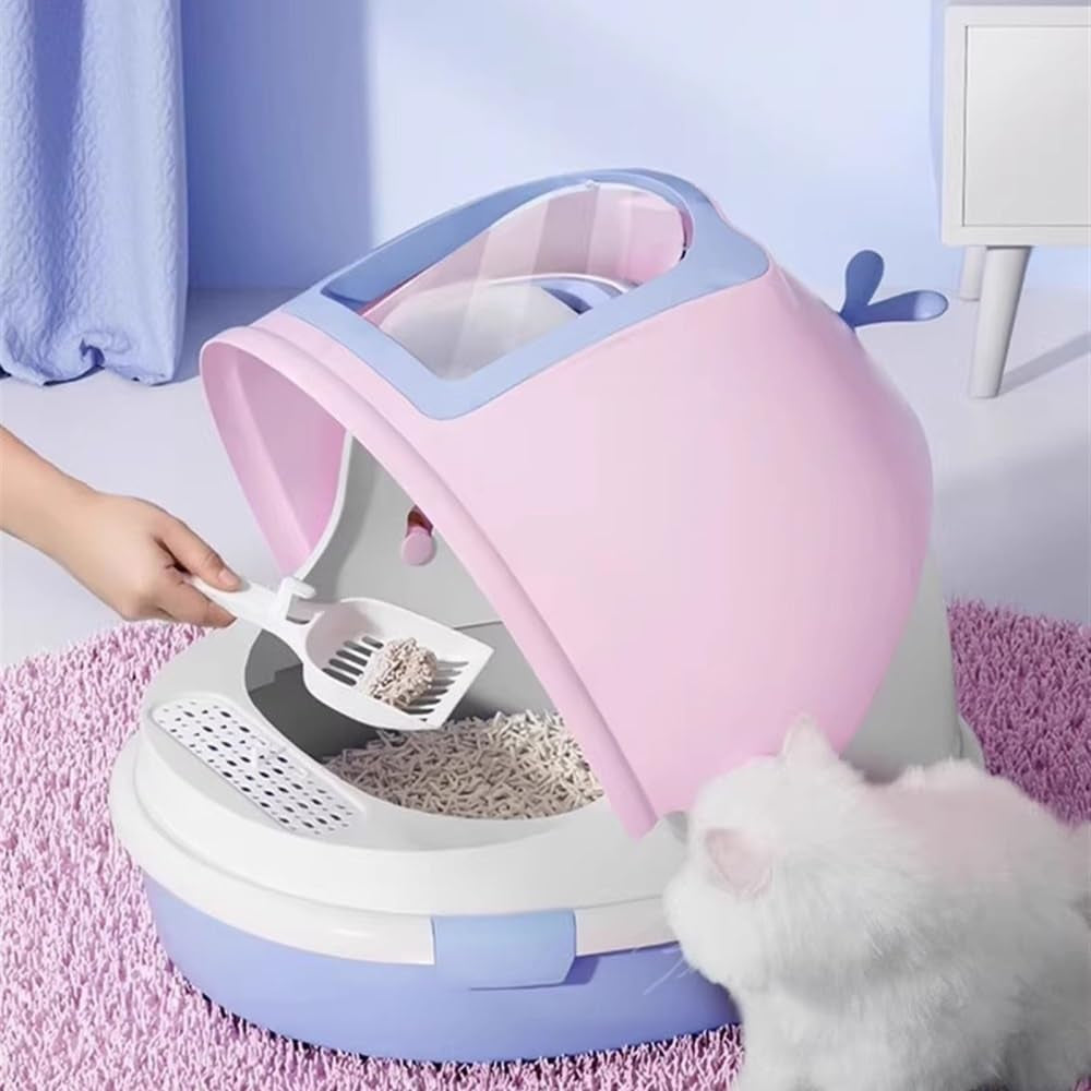 pet-supplies-covered-cat-litter-box-with-scoop-top-entry-anti-splash-design-forgray