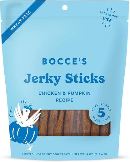 Bocce'S Bakery Turkey & Sweet Potato Flavor Jerky Stick Dog Treats, 4 Oz | High-Protein, Wheat-Free, Limited-Ingredient Treats with No Added Salt or Sugar - Baked in the USA10