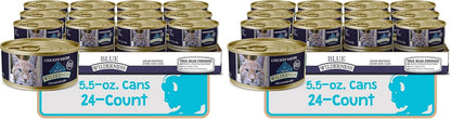 Blue Buffalo Wilderness Adult Cat 7+ Grain Free Chicken Paté Wet Cat Food, Supports Energy for an Active Life, Made with Natural Ingredients, 5.5-Oz. Cans (24 Count)14