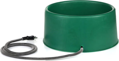 Farm Innovators Heated Pet Water Bowl, 60W Heated Water Dish - 1.5 Gallon Plastic Watering Station with Anti-Chew Cord Protector for Dogs & Cats8