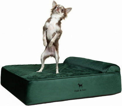 NOAH & PAW Large Dog Bed, 35X25X8.7 Inch, Orthopedic Dog Beds, Eggshell Memory Foam Infused with Cooling Gel, Water Resistant, Machine Washable, Includes Inner Cover (Velvet Collection)19