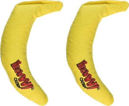 Yeowww! Yellow Banana Catnip Toy (2 Pack)4