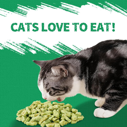 Just Try 13.4 OZ Crunchy Cat Treats Catnip Treats for Cats with Digestive Support, Natural Ingredients Kitten Treats with Real Salmon, Healthy Feline Snacks Training Biscuits Dental Care | Natural Chicken & Catnip. Crunchy Cleans Teeth, Fiber Reduces Hairballs. Perfect Training Rewards for All Cats.4