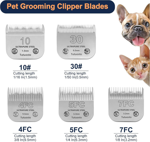 3 Pack 10 Clipper Blade Compatible with Andis, Wahl and Oster Dog Clippers | Detachable Pet Grooming Replacement Blade for Dog Grooming Clippers, Replacement Blades, Compatible Accessory8