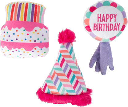 Fringe Studio Plush Dog Toy, I Pawty, You Pawty, Pet Shop Collection (314210)8