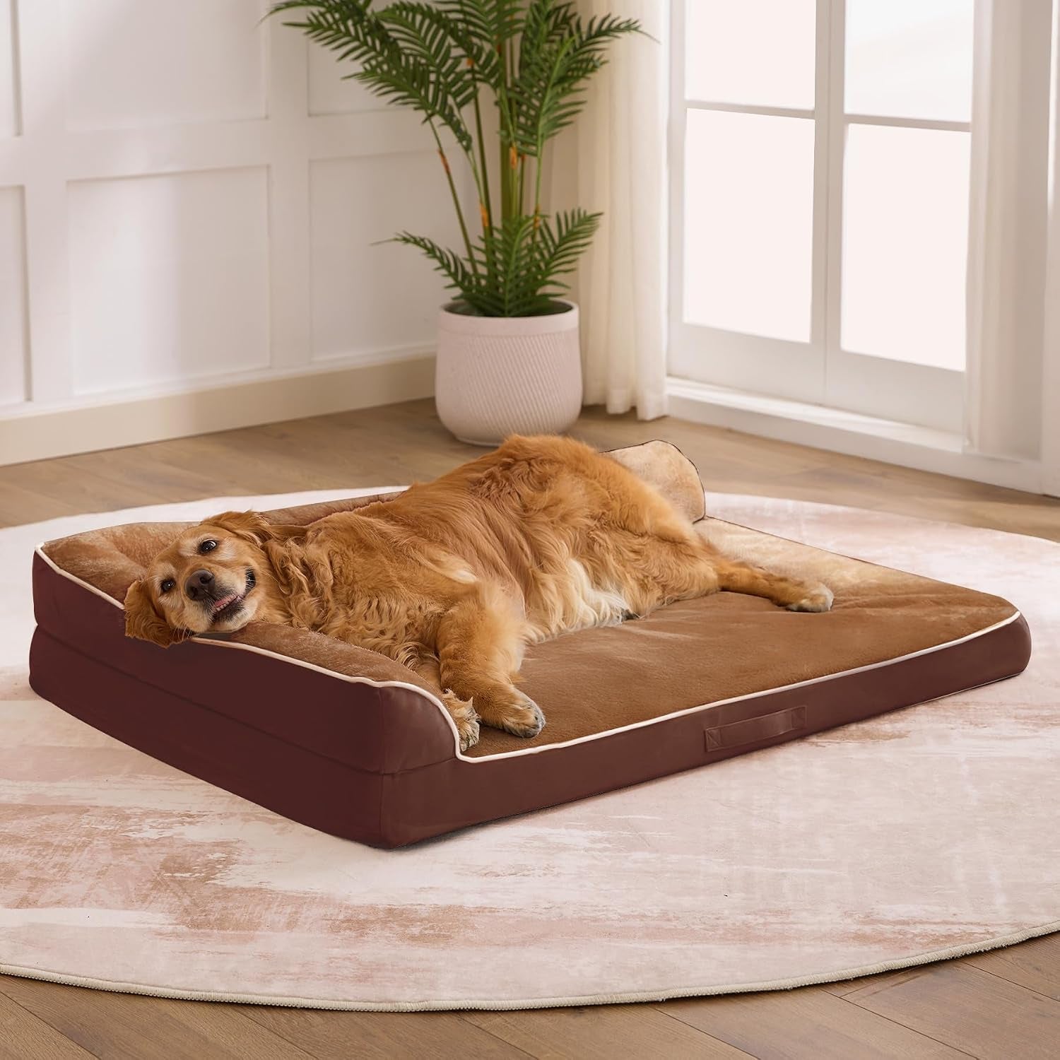 dog-beds-large-sized-dogs-xl-orthopedic-dog-beds-for-large-dogs-42x30x7-5-waterproof-pet-bed-with-washable-cover-l-shaped-pet-couch-with-portable-handle-grey