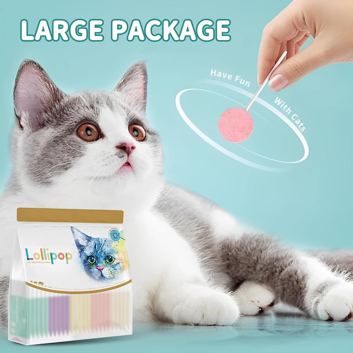 lollipop-cat-treats-freeze-dried-lickable-snacks-for-indoor-cats-natural-soft-puree-wet-snacks-pops-premium-cat-treats-lollipop-ideal-for-all-breeds-and-ages-cats-mixed-25-pcs