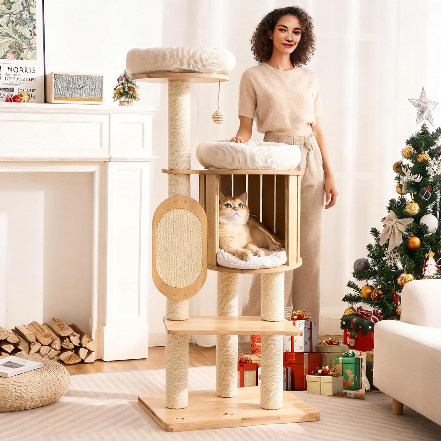 50-modern-cat-tree-for-indoor-cats-small-to-medium-solid-wood-cat-tower-with-sisal-scratching-posts-cat-scratcher-cardboard-cozy-cat-beds-hidden-cat-condo-multi-level-cat-furniture