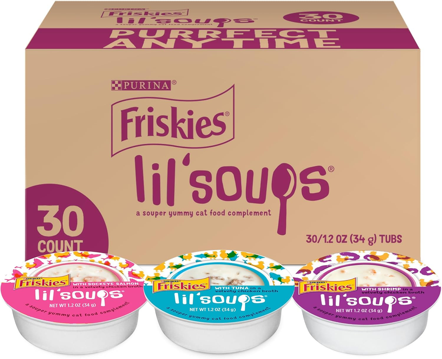 friskies-purina-grain-free-wet-cat-food-lickable-cat-treats-variety-pack-lil-soups-with-salmon-tuna-or-shrimp-pack-of-30-1-2-oz-cups