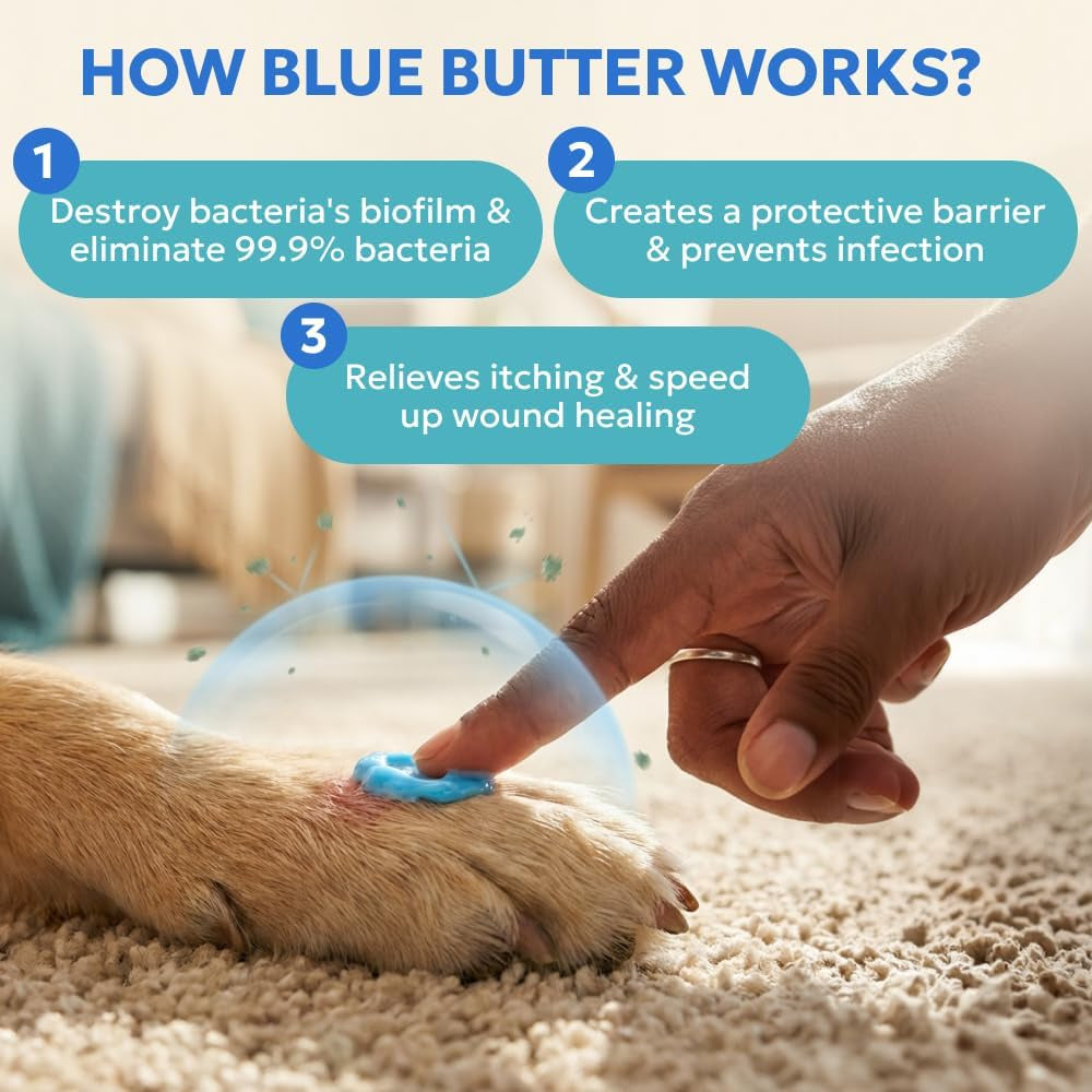 blue-butter-hot-spot-treatment-for-dogs-cats-dog-cat-wound-care-skin-yeast-infections-ringworm-cuts-rashes-first-aid-veterinary-strength-anti-itch-cream-4oz