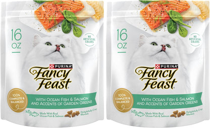 Purina Fancy Feast Dry Cat Food with Ocean Fish and Salmon - 3 Lb. Bag15
