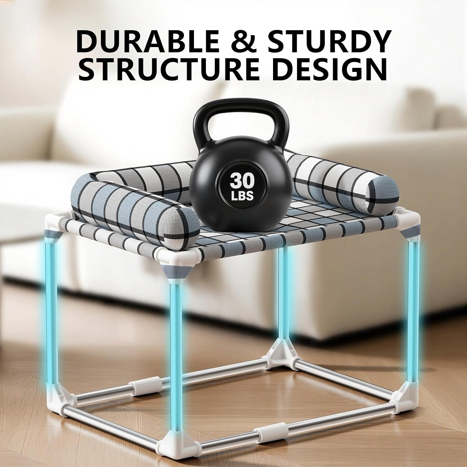 bedside-cosleeper-dog-bed-with-bloster-height-elevated-pillow-bed-dog-extension-attached-to-human-bed-for-dog-cat-window-perch-bedside-lounge-elevated-stainless-steel-anti-slip-feet