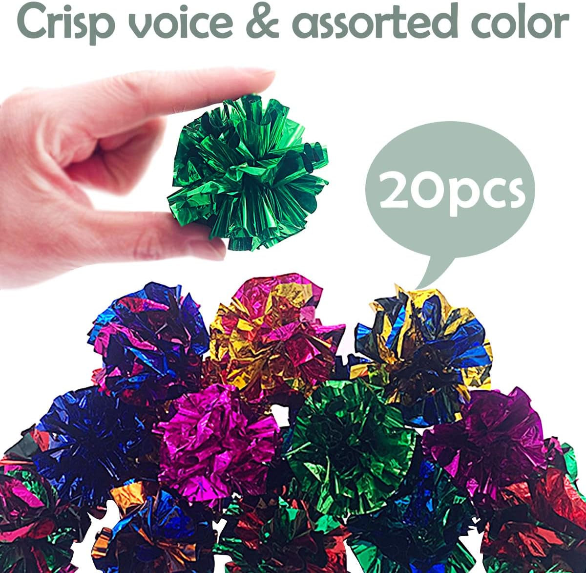 pet-show-20-pcs-cat-crinkle-toy-ball-2-5inch-mylar-cat-pounce-chase-toys-colorful-paper-ball-chase-training-activity-for-cats-kittens