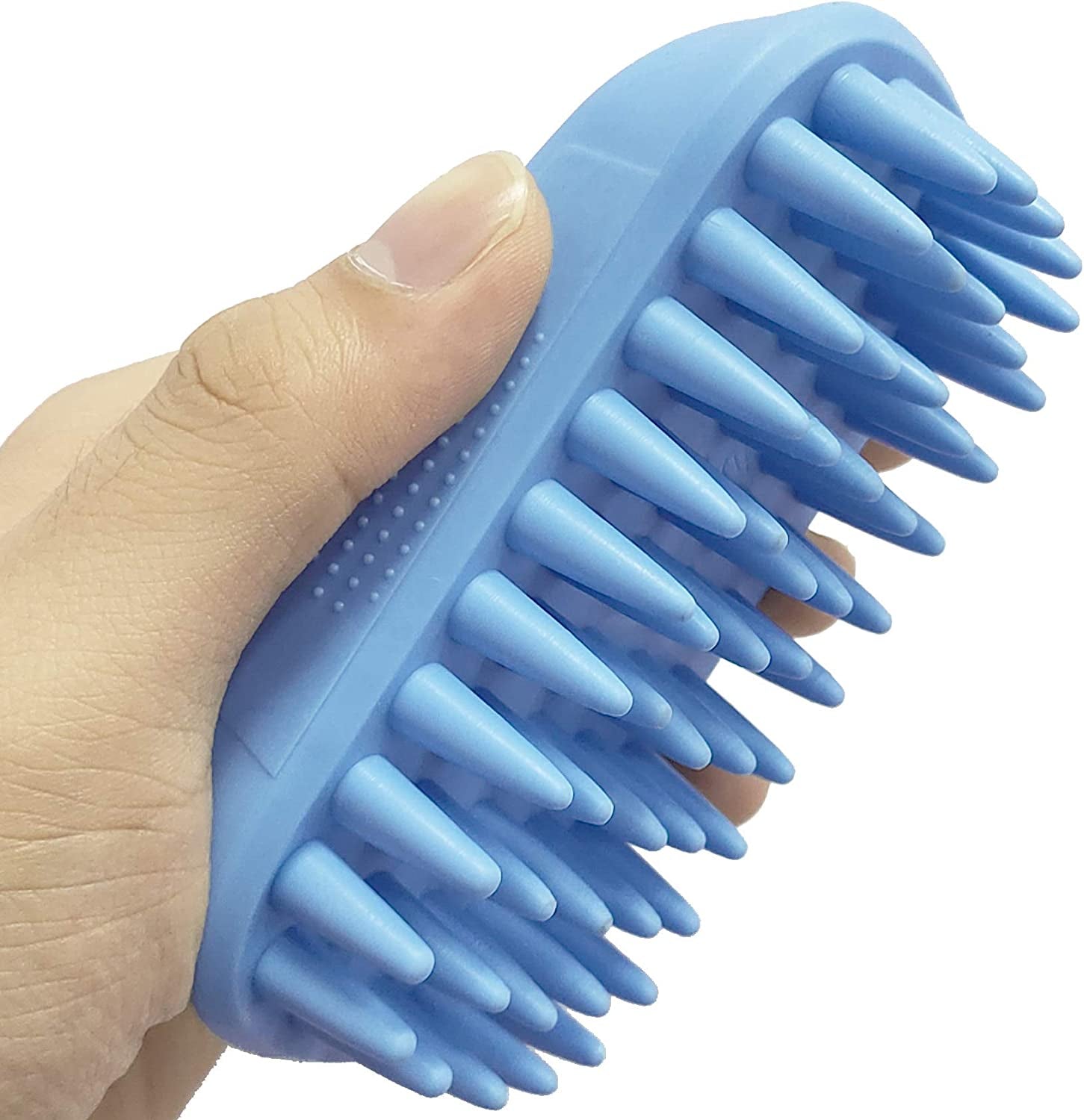 pet-silicone-shampoo-brush-for-long-short-hair-medium-large-pets-dogs-cats-shower-wash-curry-brush-dog-hair-products-accessories-dog-back-massage-for-long-short-hair-small-large-pets-dogsgreen