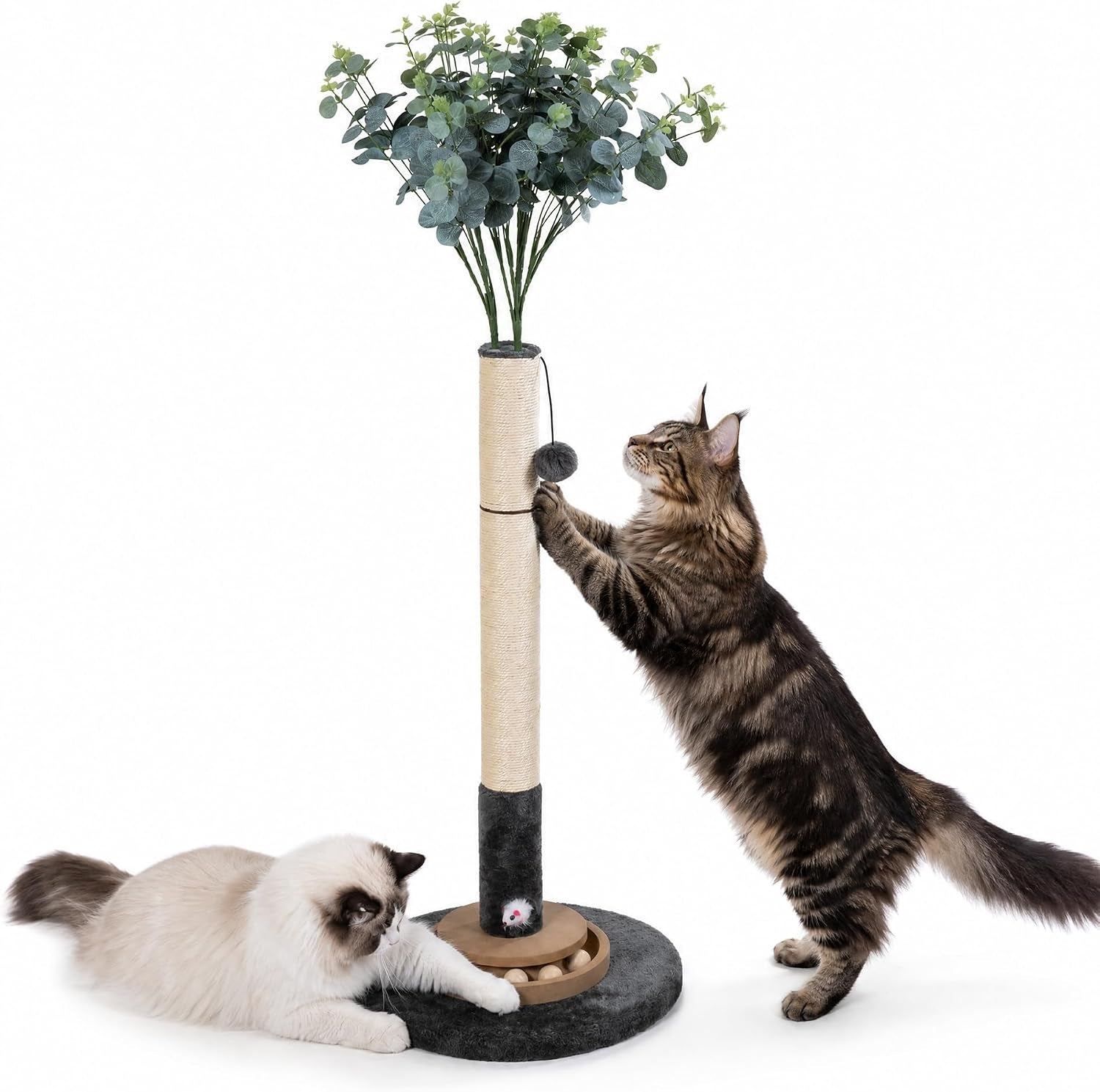 35-inch-cat-scratching-post-eucalyptus-sisal-rope-cat-tree-tower-with-hanging-ball-interactive-mouse-toy-durable-scratcher-for-indoor-adult-cats