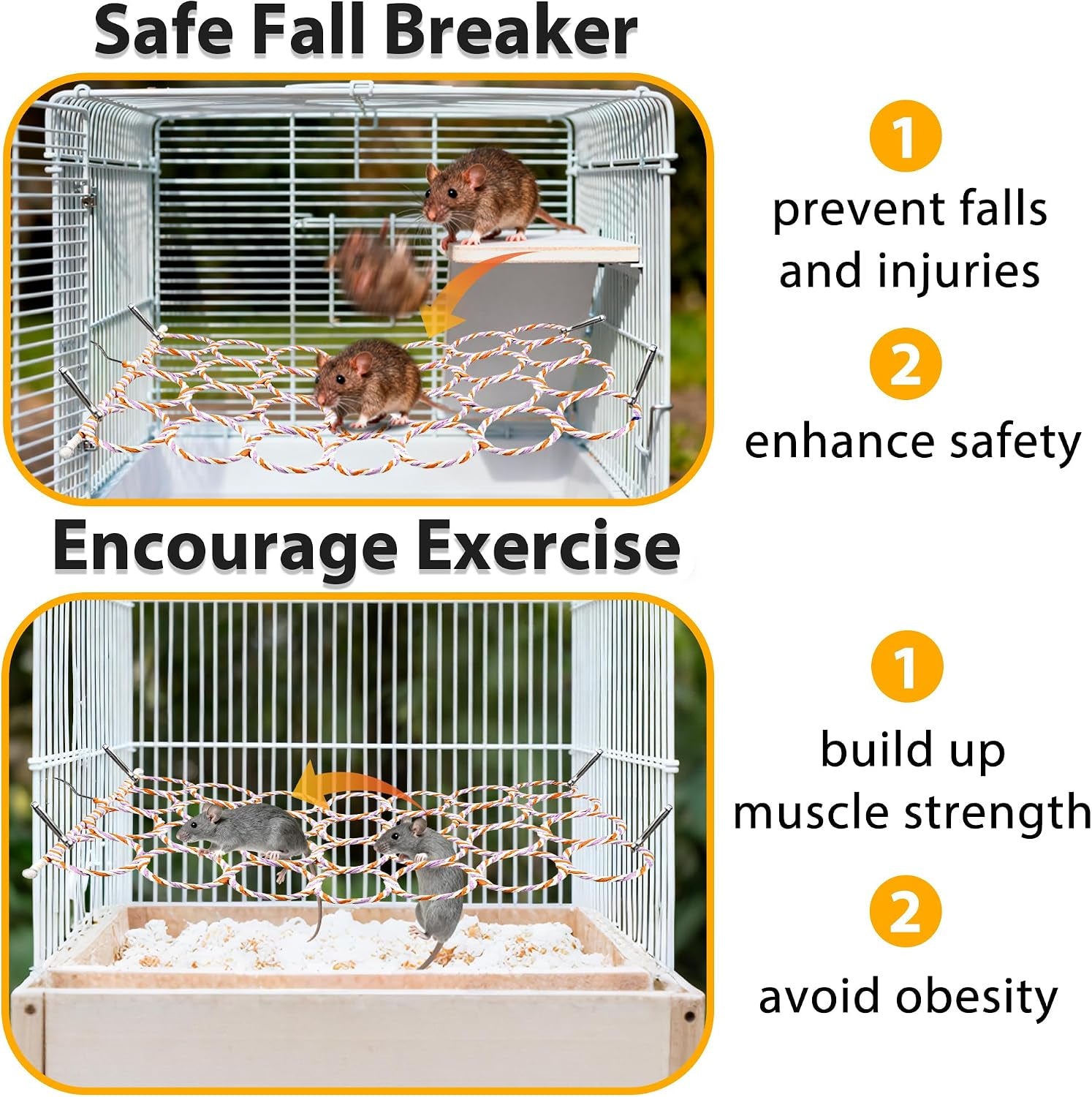 rat-climbing-rope-net-toy-for-cage-hanging-swing-toy-random-color-multifunctional-small-pet-activity-toy-works-as-hemp-perch-rope-ladder-bridge-and-hammock-for-rats-birds-to-climb-and-rest