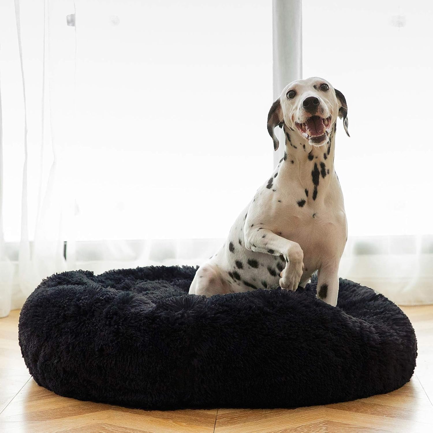 hachikitty-calming-donut-cuddler-dog-bed-round-fluffy-pet-bed-with-sewn-in-cushion-for-large-dogs-washable-large-taupe-30