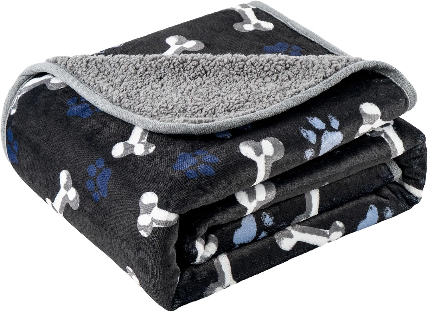 washable-waterproof-dog-blankets-for-large-dogs-50x60-black-soft-fluffy-pet-blanket-for-couch-sofa-car-crate-bed-furniture-protector-reversible-sherpa-fleece-dog-blanket-paw-pattern