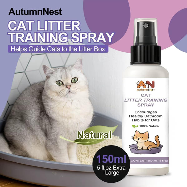 Cat Litter Training Spray – 150Ml Natural Attractant for Cats & Kittens – Helps Guide Proper Litter Box Use – Indoor Toilet Training Aid2