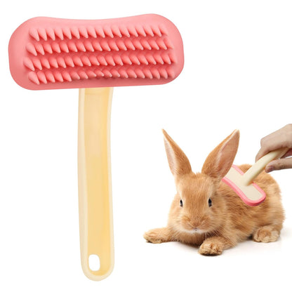 Rabbit Brush, Soft Silicone Small Animal Massage Comb, Practical Bunny Brush for Grooming, Bunny Grooming Kit Supplies Suitable for Cats Puppies & Other Pets1