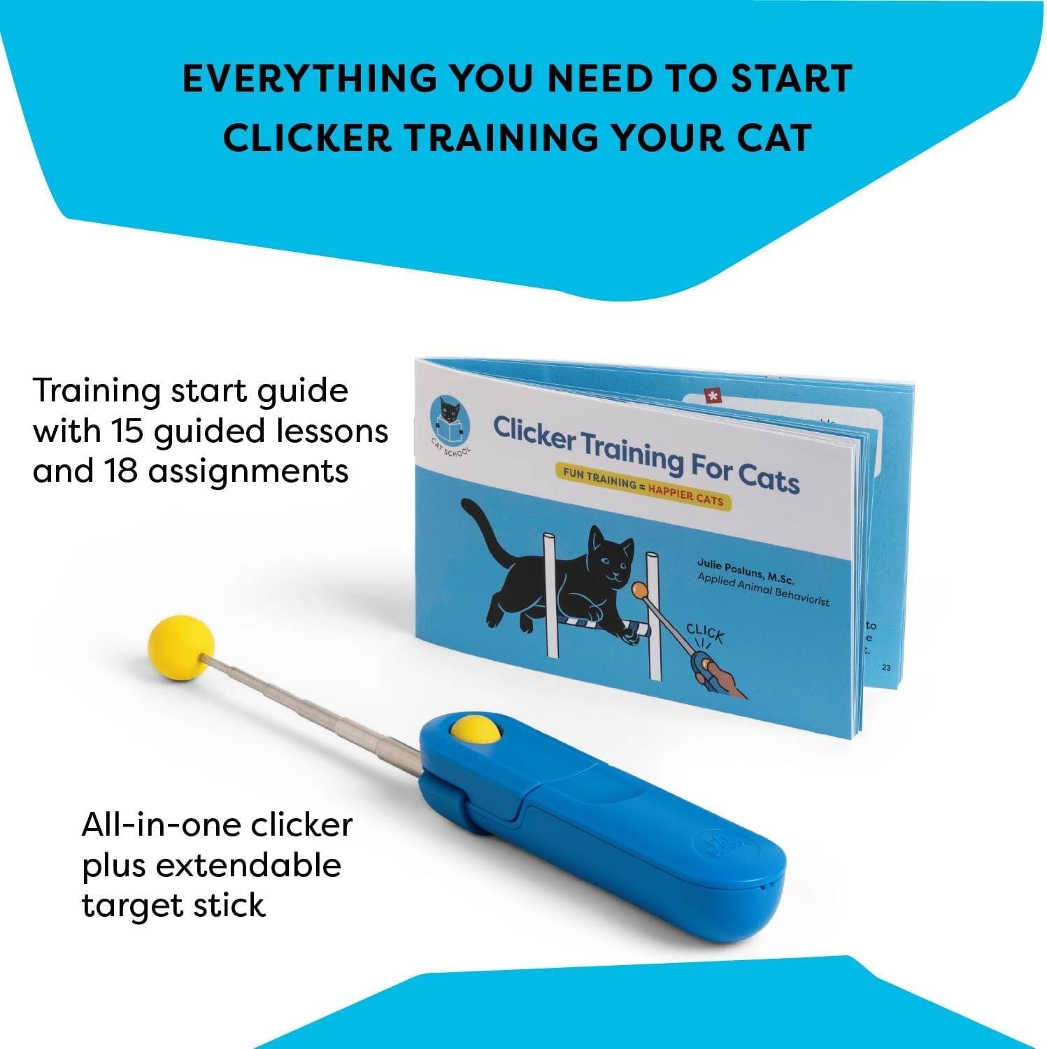 cat-training-clicker-with-detachable-wearable-finger-clicker-target-stick-positive-reinforcement-training-tool-for-cats-ideal-for-behavior-tricks-enrichment